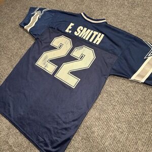 Vintage Dallas‎ Cowboys Emmitt Smith #22 Jersey Youth XL Logo Athletic